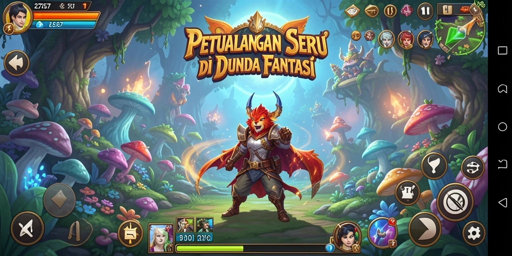 Tampilan gameplay petualangan mendebarkan di 2757.