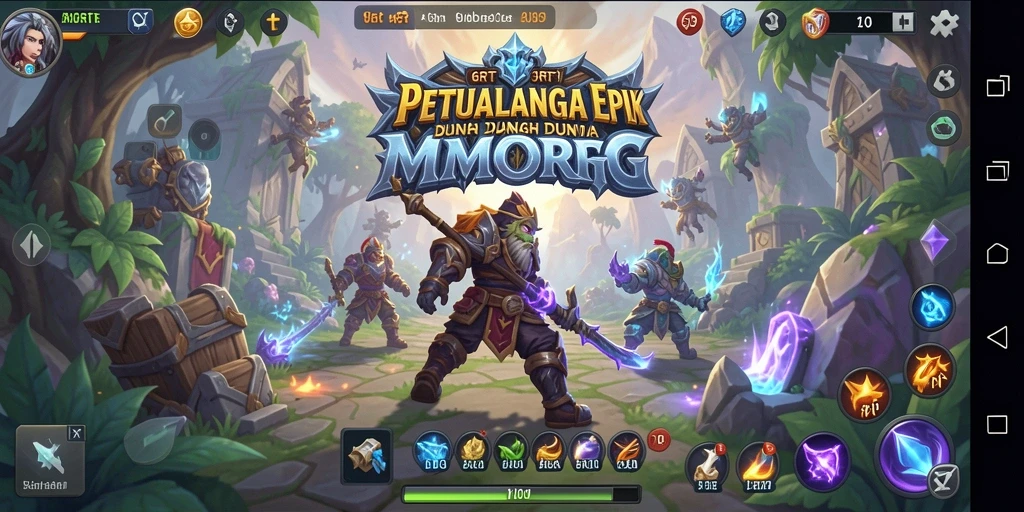 Gameplay seru dalam dunia petualangan MMORPG yang menakjubkan.