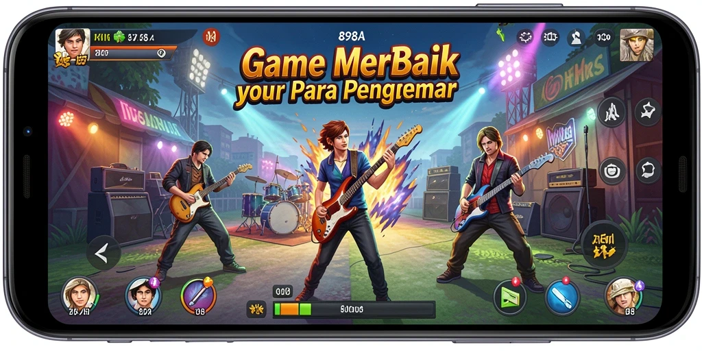 Tampilan gameplay menarik dari aplikasi 898A yang penuh warna.