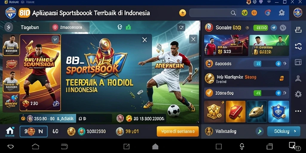 Tampilan gameplay aplikasi Sportsbook 8ID yang menarik.
