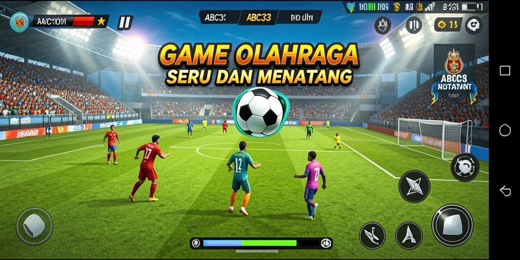 Tampilan gameplay seru dan menantang di ABC33.