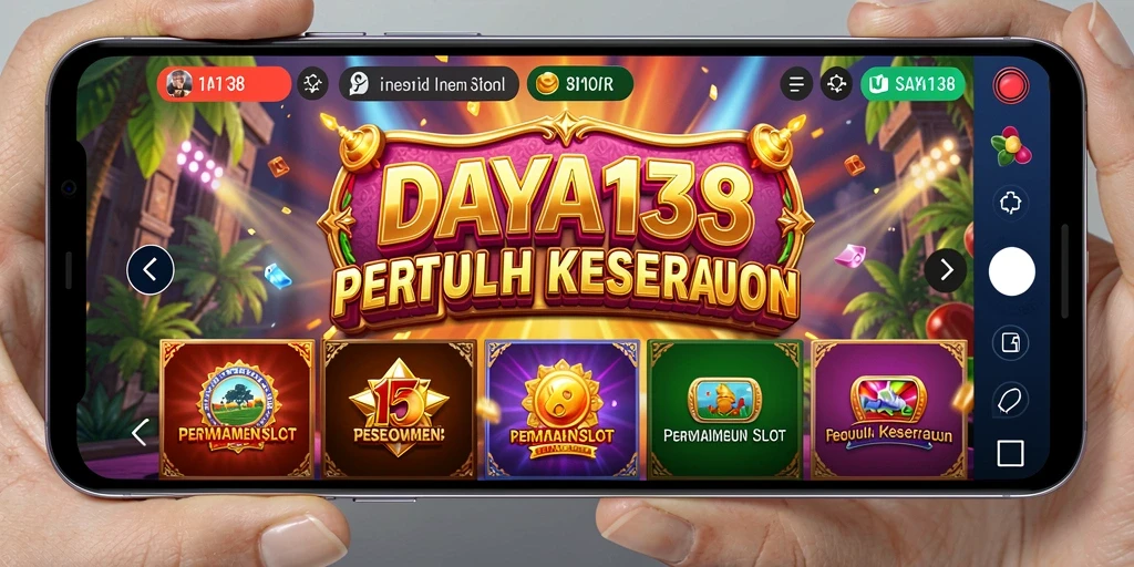 Tangkapan layar utama <strong>DAYA138</strong> menampilkan gameplay slot yang seru dan mengasyikkan.