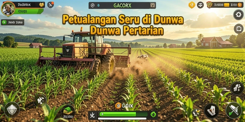 Gameplay menakjubkan dengan elemen pertanian yang menarik.