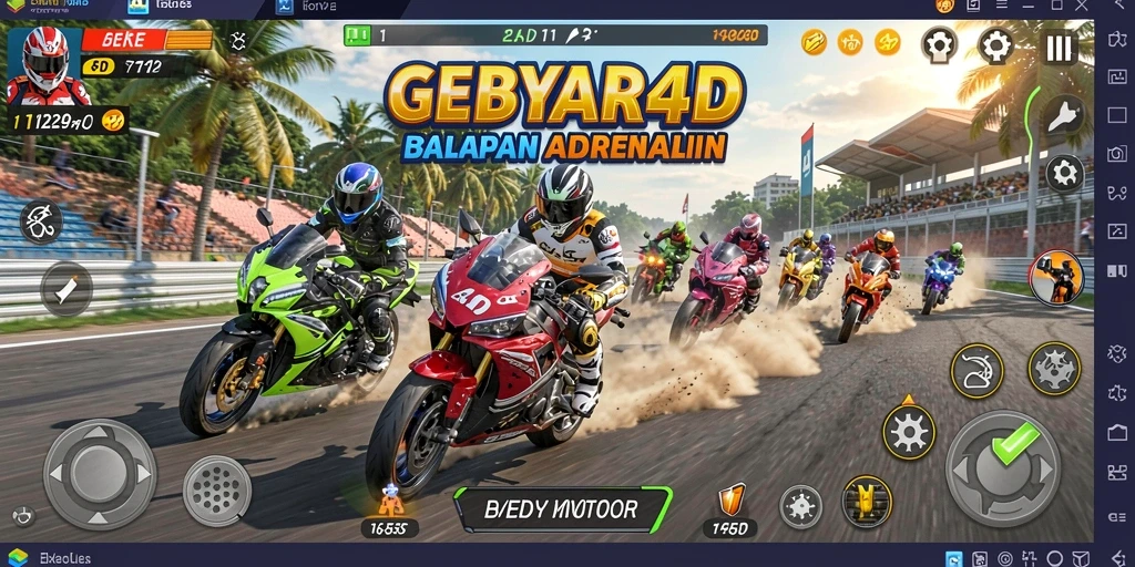 Tangkap momen seru balapan motor di GEBYAR4D.