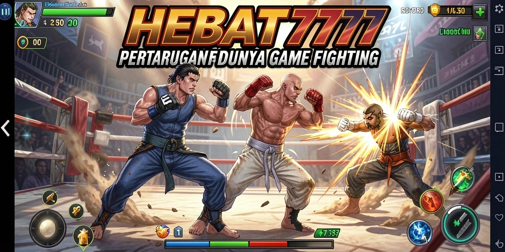 Tampilan menarik dari gameplay Fighting di HEBAT777