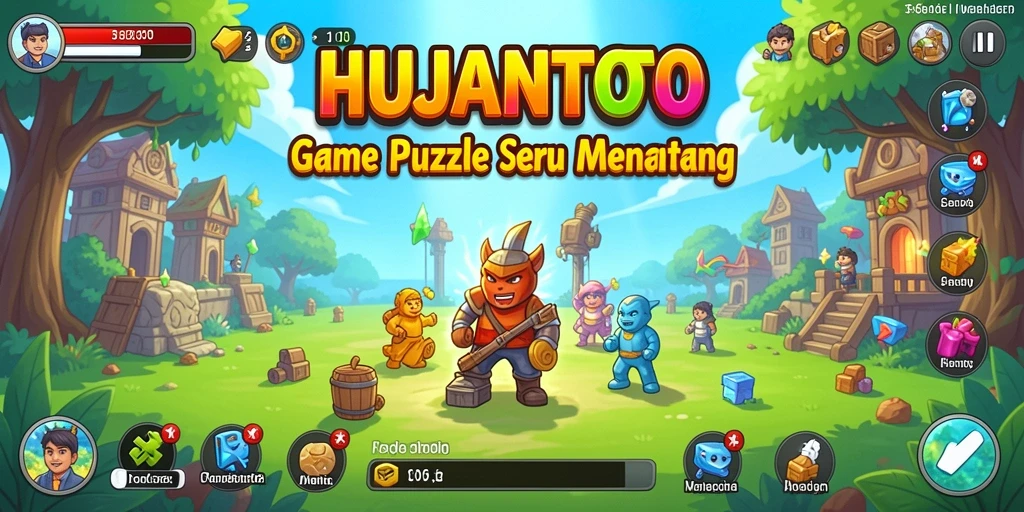 Gameplay seru HUJANTOTO yang memicu pemikiran kreatif.