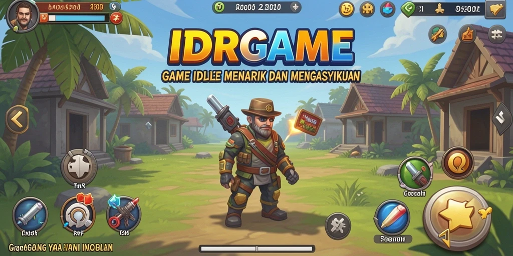Tampilan gameplay IDRGAME yang menarik dan mengasyikkan.