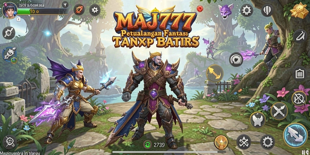 Tampilan menakjubkan dari gameplay RPG di MAJ777.