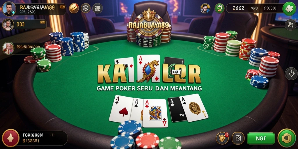 Tampilan gameplay Poker yang memikat dan seru.