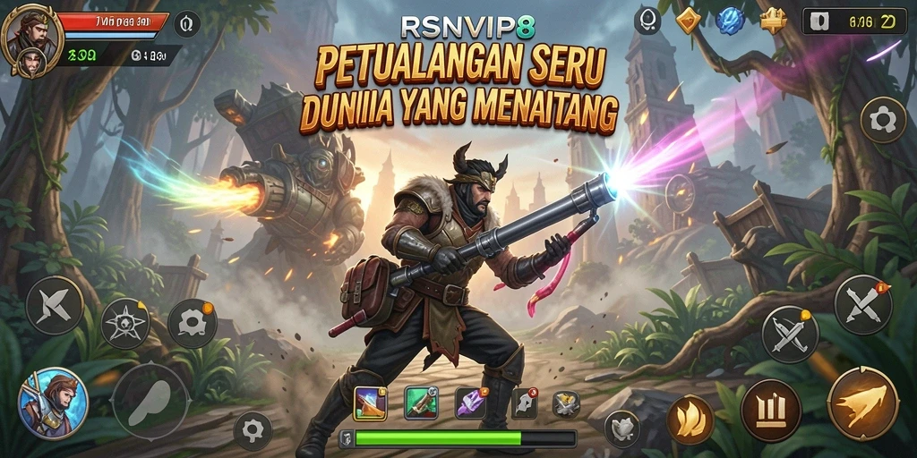 Gameplay seru dan penuh tantangan di dunia RSNVIP8.