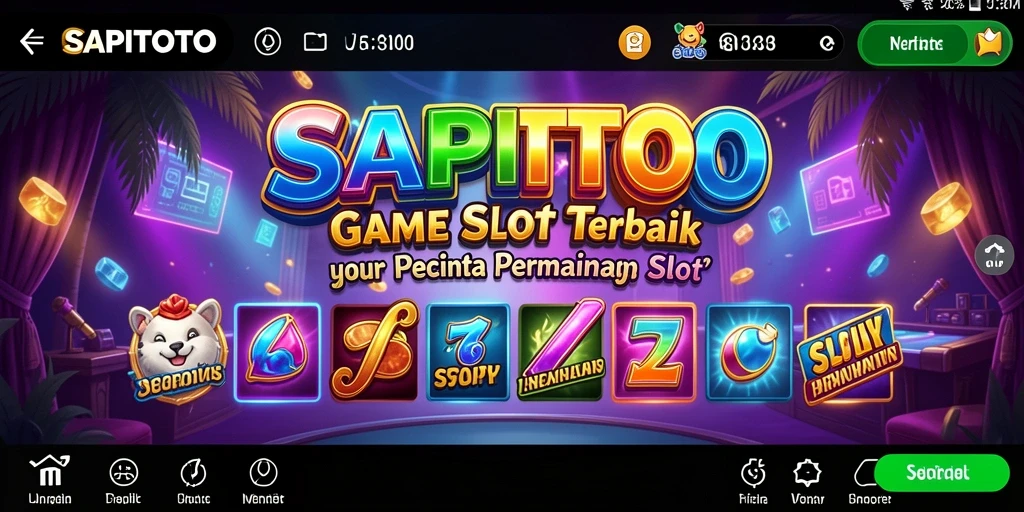 Gameplay menarik dari SAPITOTO dengan berbagai pilihan slot.